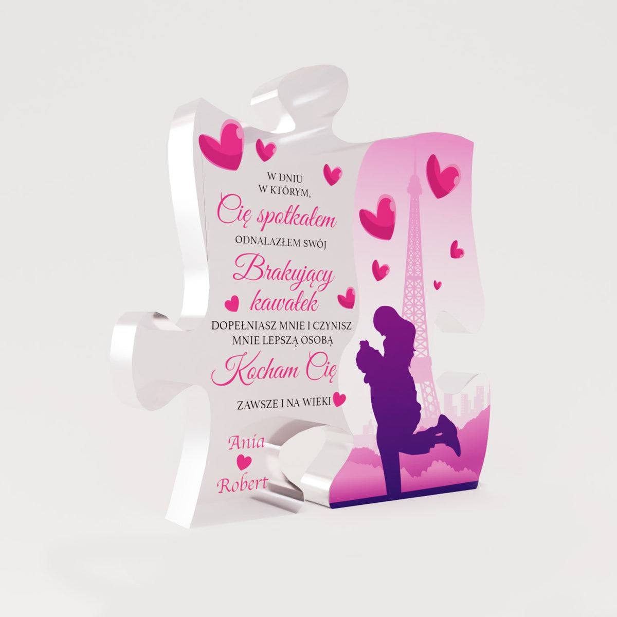 Personalizowana PREMIUM ramka LovePuzzle