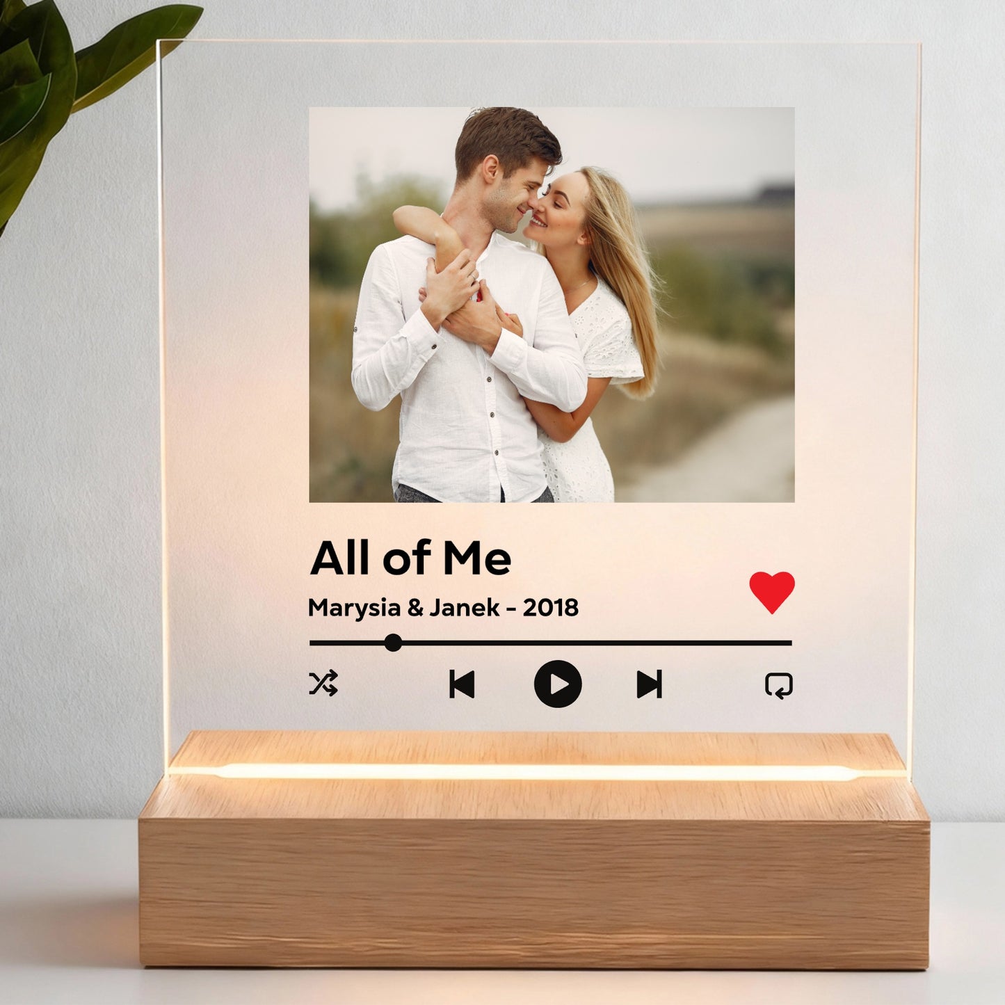 Dla ukochanej osoby - Ramka LED: