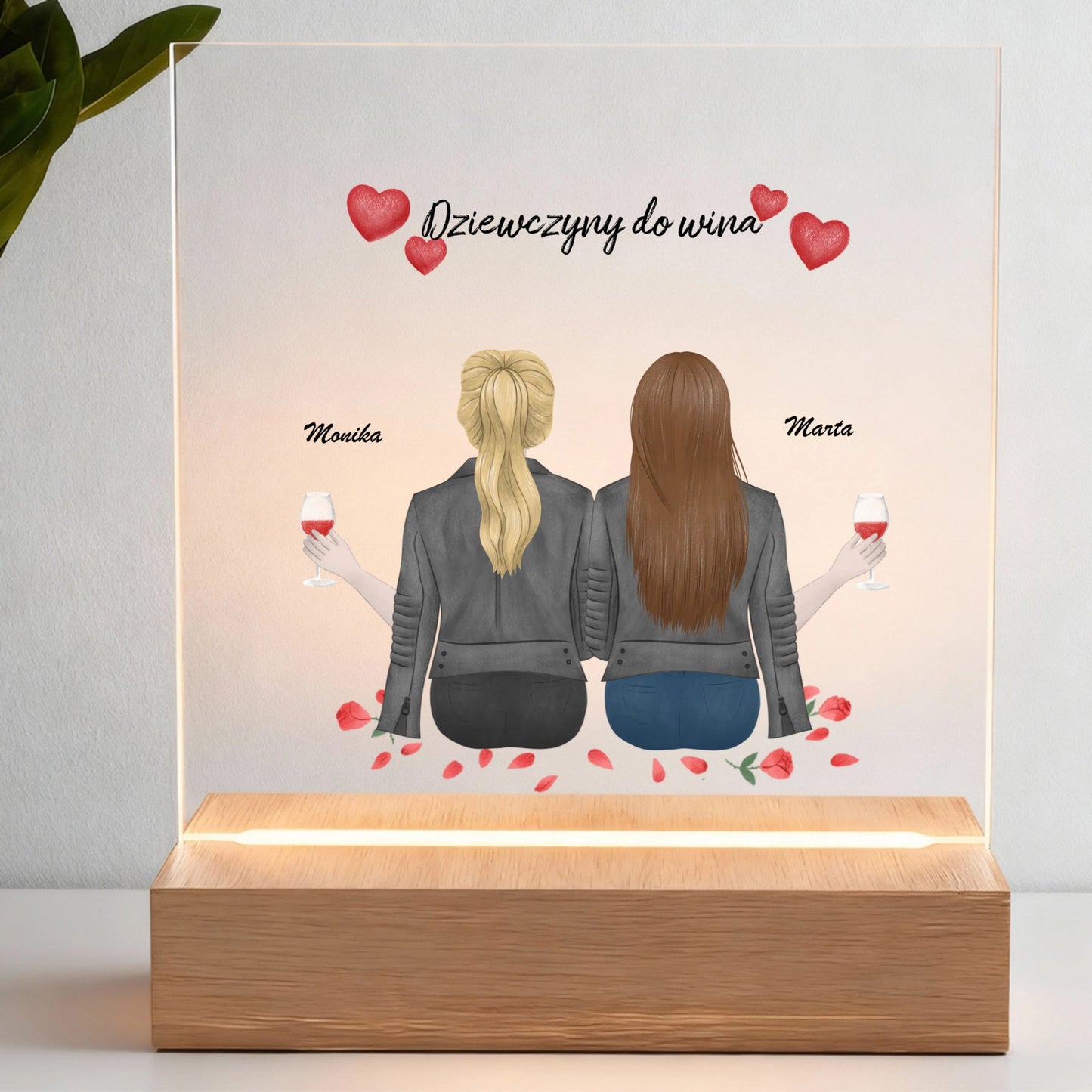 Dla najlepszej przyjaciółki - Ramka LED: