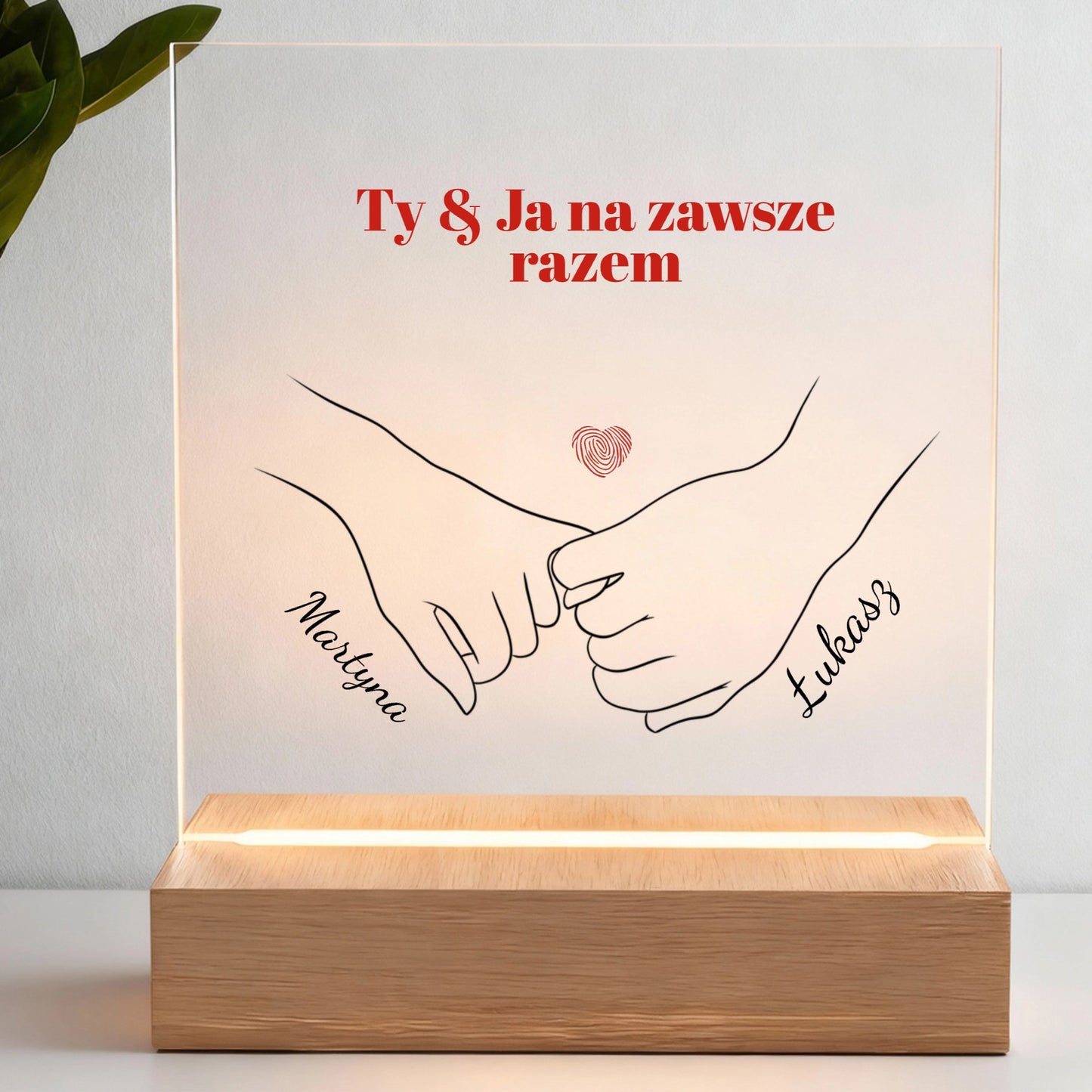 Dla ukochanej osoby - Ramka LED: