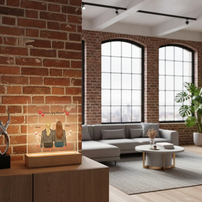 Dla najlepszej przyjaciółki - Ramka LED: