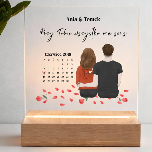 Dla ukochanej osoby - Ramka LED: