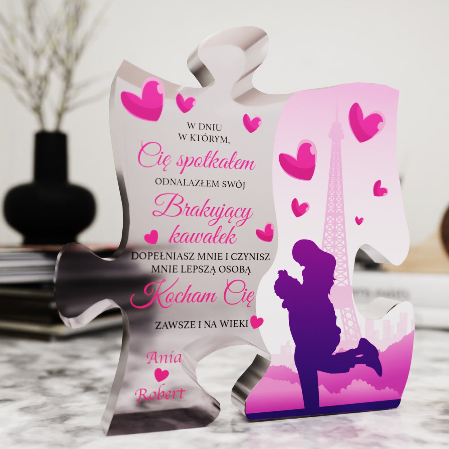 Personalizowana PREMIUM ramka LovePuzzle