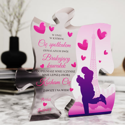 Personalizowana PREMIUM ramka LovePuzzle