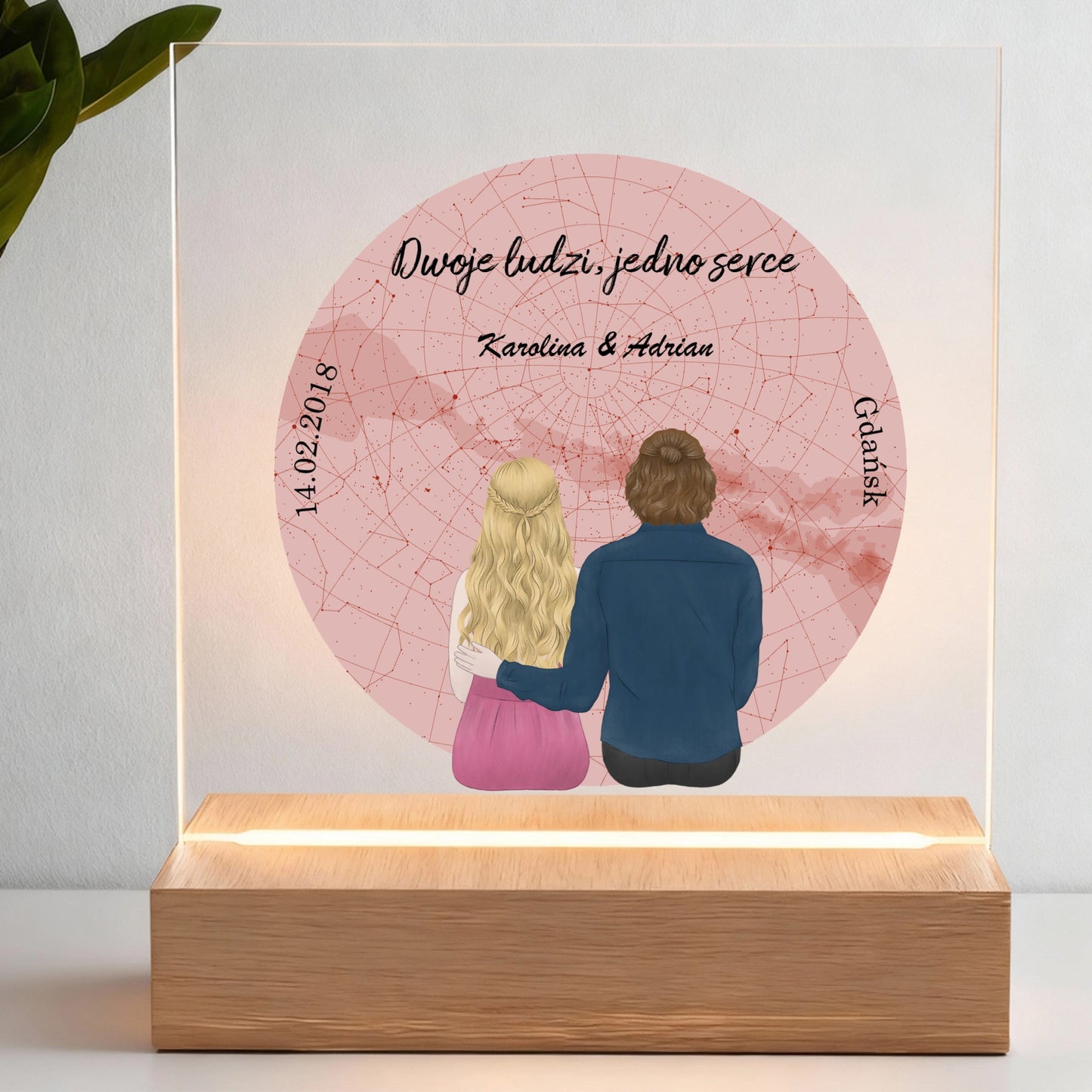 Dla ukochanej osoby - Ramka LED: