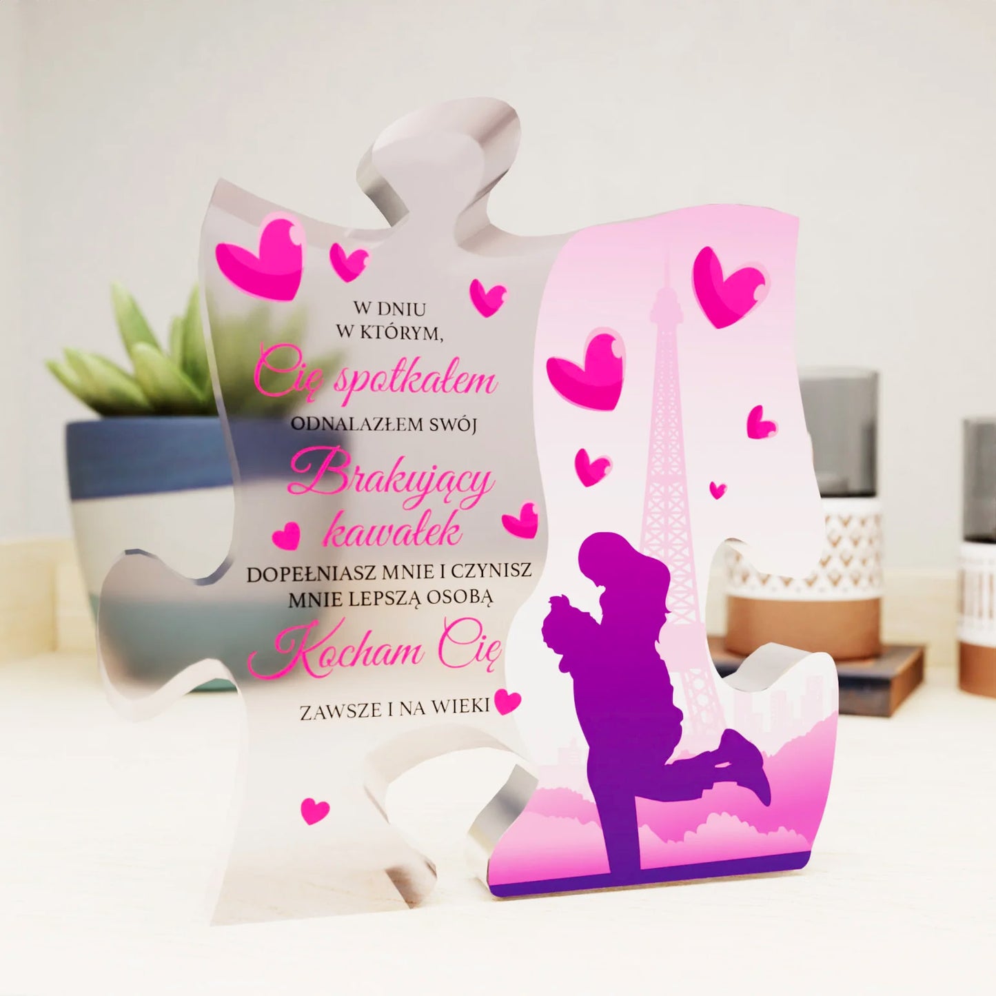 Personalizowana PREMIUM ramka LovePuzzle