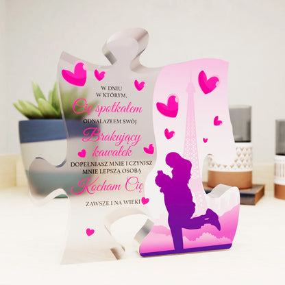 Personalizowana PREMIUM ramka LovePuzzle