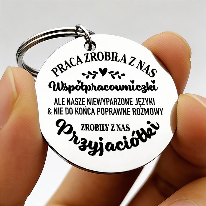 Dla Przyjaciółki - brelok z grawerem