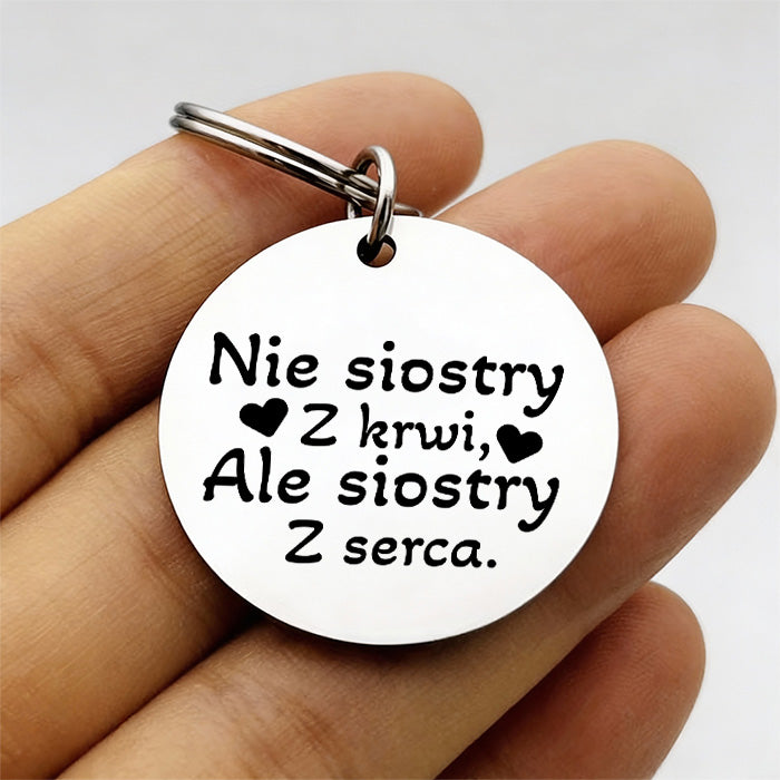 Dla Przyjaciółki - brelok z grawerem