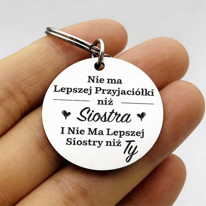 Dla Siostry - brelok z grawerem