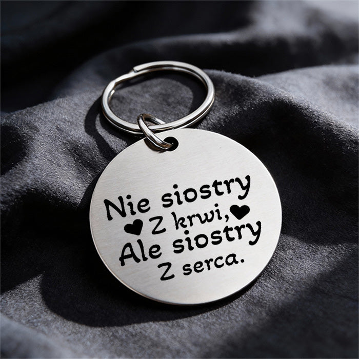 Dla Przyjaciółki - brelok z grawerem
