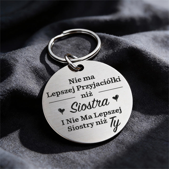 Dla Siostry - brelok z grawerem