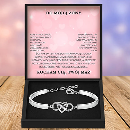 Dla Żony HeartBracelet-Linda