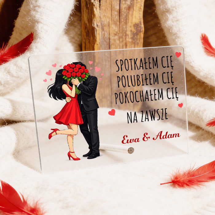 Dla Pary - Ramka z nadrukiem