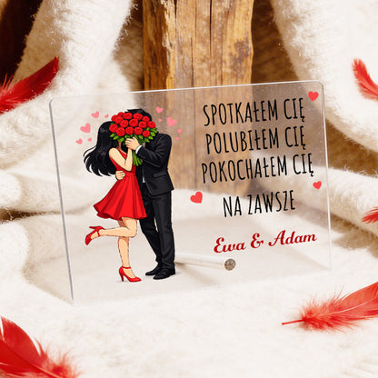 Dla Pary - Ramka z nadrukiem