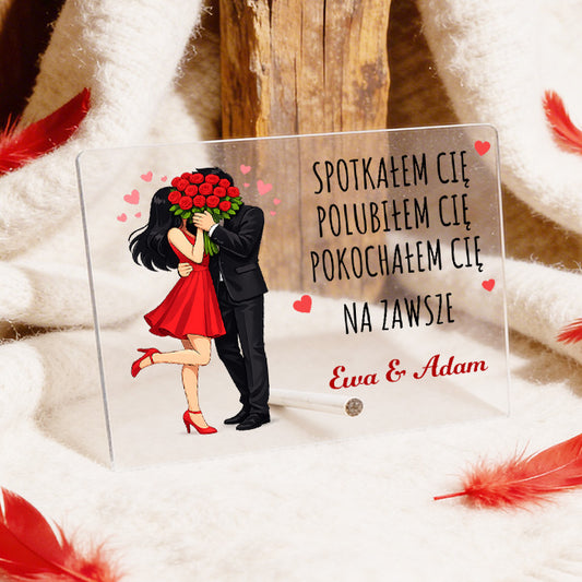 Dla Pary - Ramka z nadrukiem