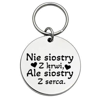 Dla Przyjaciółki - brelok z grawerem