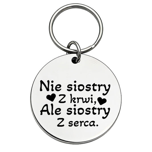 Dla Przyjaciółki - brelok z grawerem