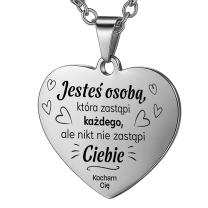 Dla Mamy - Serce z grawerem