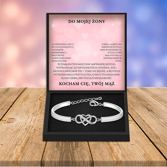 Dla Żony HeartBracelet-Linda