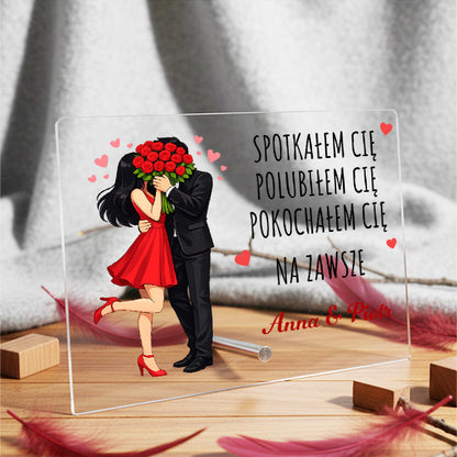 Dla Pary - Ramka z nadrukiem