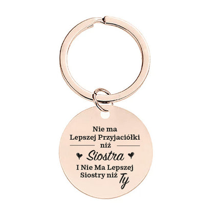 Dla Siostry - brelok z grawerem