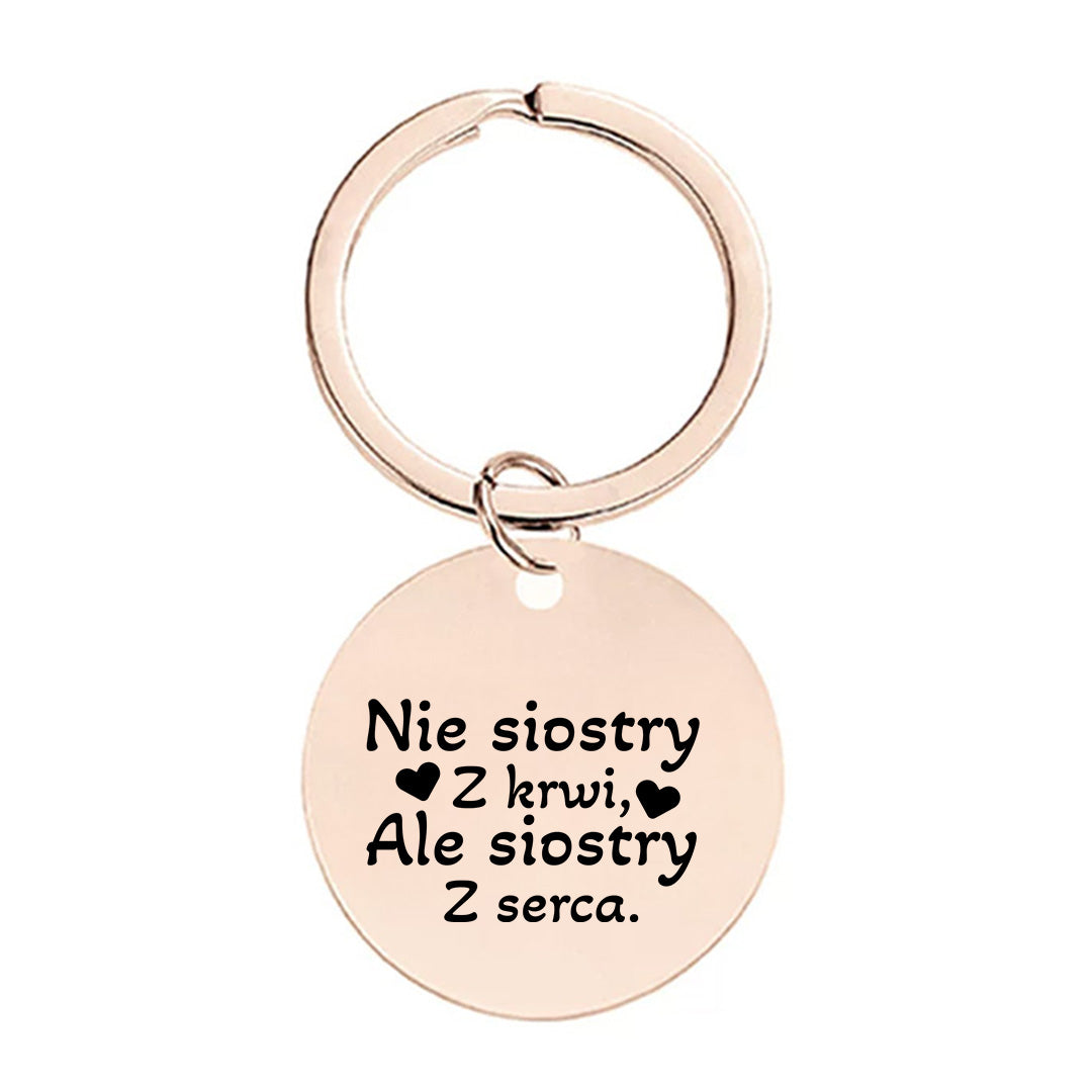 Dla Przyjaciółki - brelok z grawerem