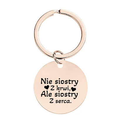 Dla Przyjaciółki - brelok z grawerem