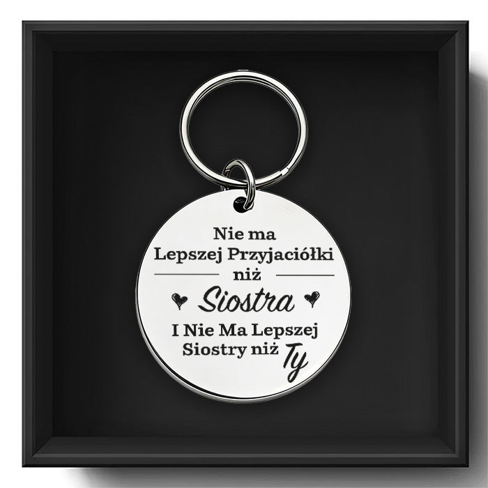 Dla Siostry - brelok z grawerem