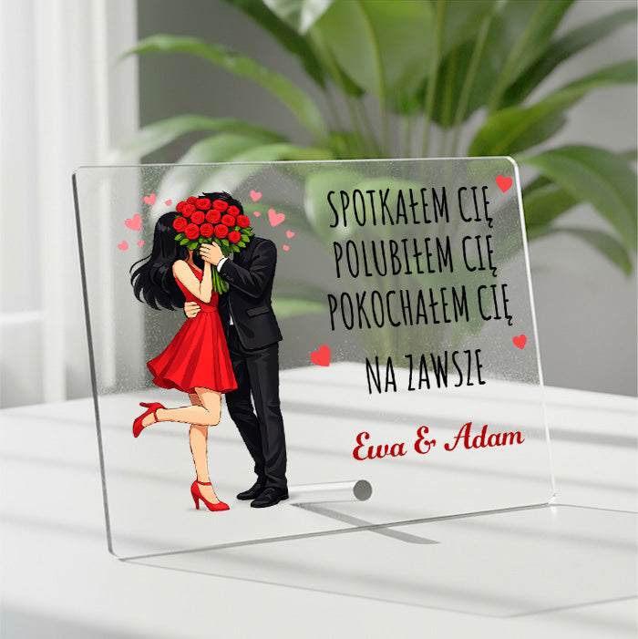 Dla Pary - Ramka z nadrukiem