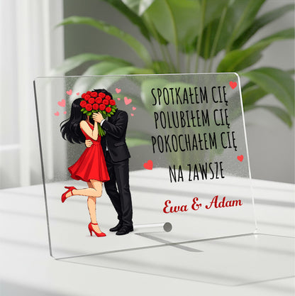 Dla Pary - Ramka z nadrukiem