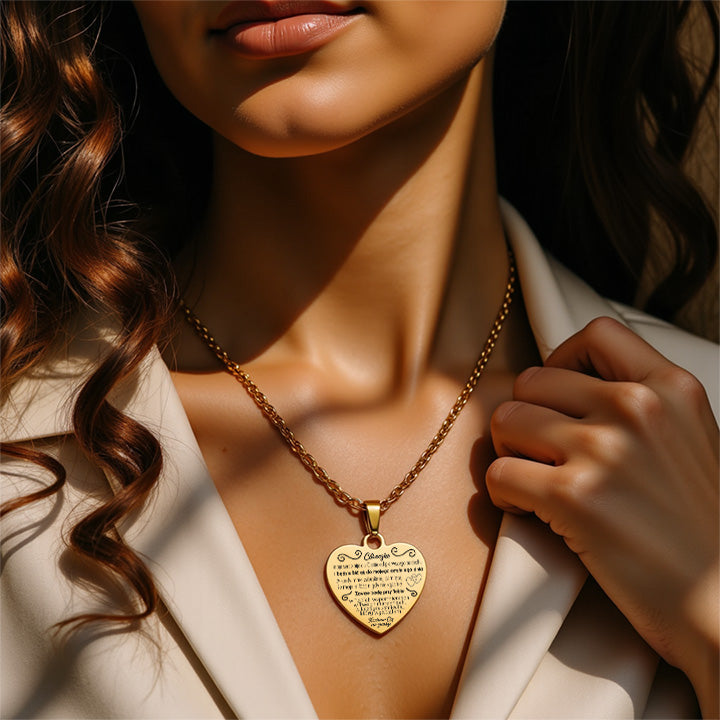 Dla Córki - Serce z grawerem