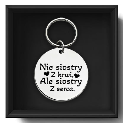 Dla Przyjaciółki - brelok z grawerem