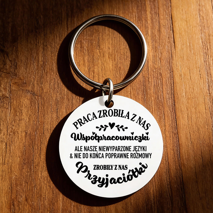 Dla Przyjaciółki - brelok z grawerem