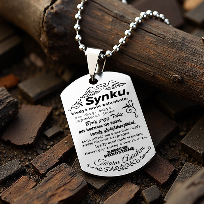 Dla Syna - Nieśmiertelnik z grawerem
