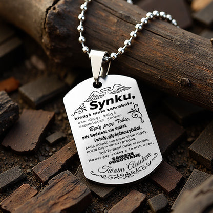 Dla Syna - Nieśmiertelnik z grawerem