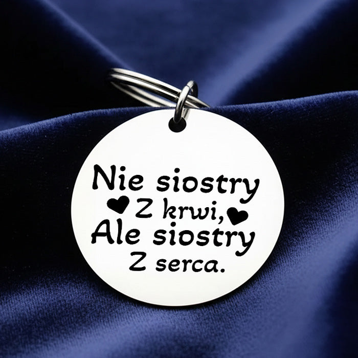 Dla Przyjaciółki - brelok z grawerem