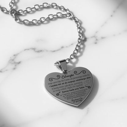 Dla Córki - Serce z grawerem