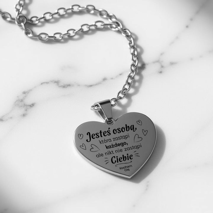 Dla Mamy - Serce z grawerem