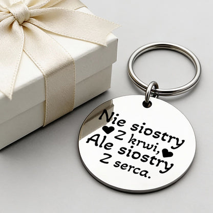 Dla Przyjaciółki - brelok z grawerem