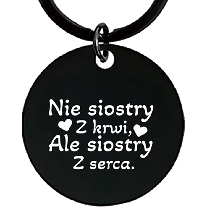Dla Przyjaciółki - brelok z grawerem