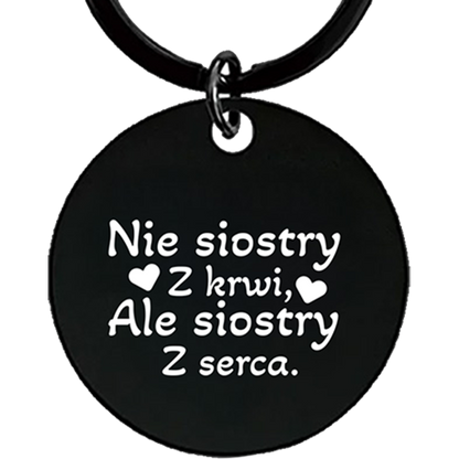 Dla Przyjaciółki - brelok z grawerem