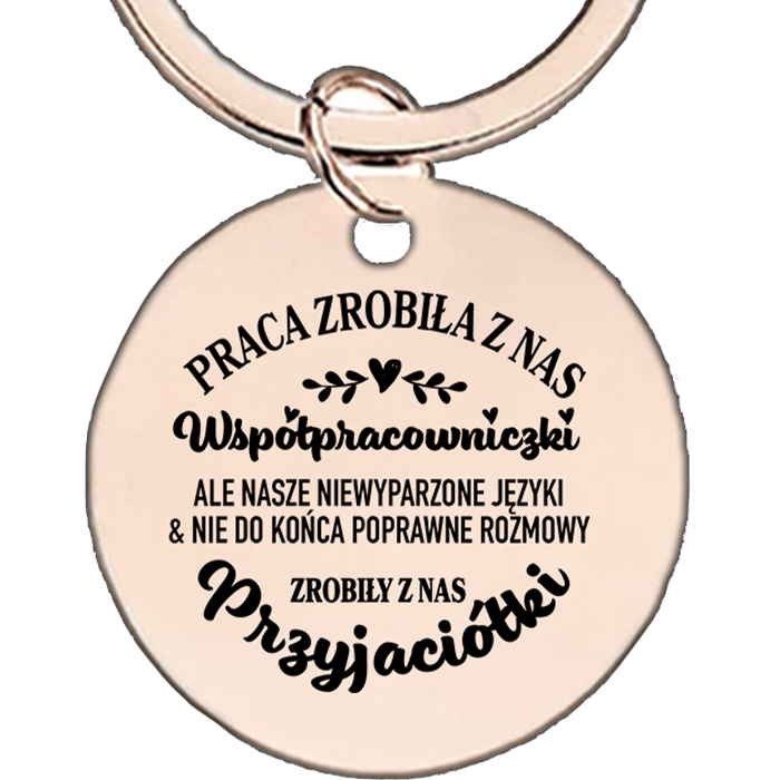 Dla Przyjaciółki - brelok z grawerem