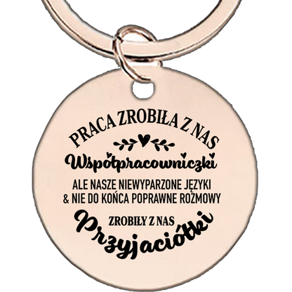 Dla Przyjaciółki - brelok z grawerem