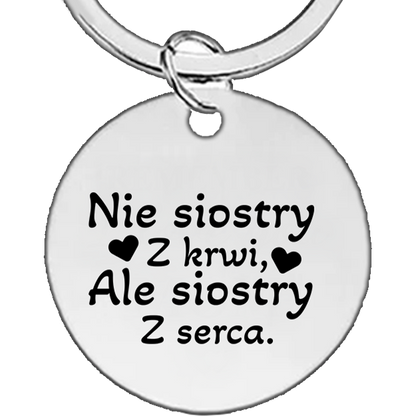 Dla Przyjaciółki - brelok z grawerem