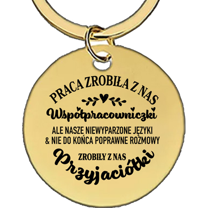 Dla Przyjaciółki - brelok z grawerem