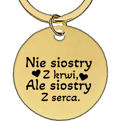 Dla Przyjaciółki - brelok z grawerem