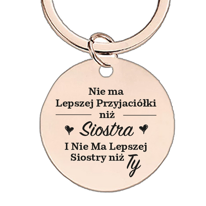 Dla Siostry - brelok z grawerem