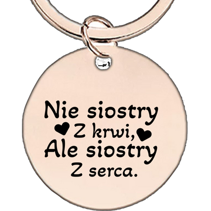 Dla Przyjaciółki - brelok z grawerem