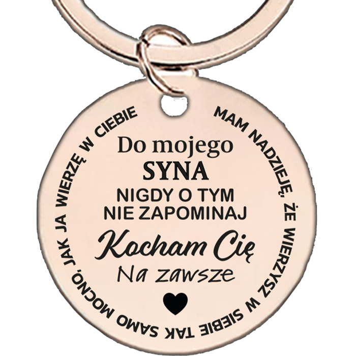 Dla Syna - brelok z grawerem